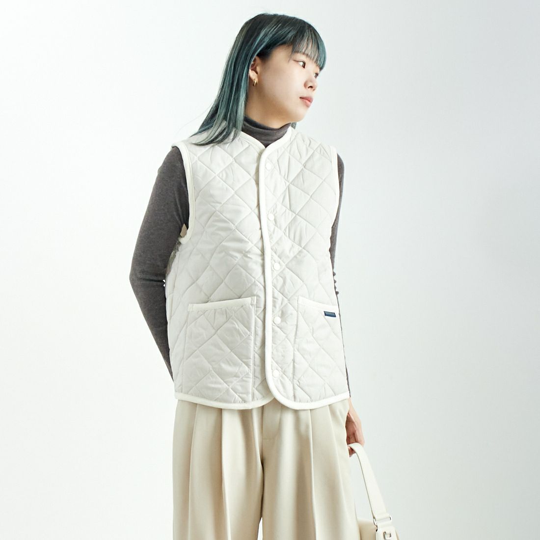 LAVENHAM [ラベンハム] コクーン ソーンハム ウィメンズ [LV10125] P86 MOONBE &&モデル身長：167cm 着用サイズ：10&&