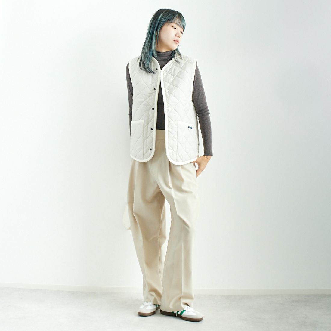 LAVENHAM [ラベンハム] コクーン ソーンハム ウィメンズ [LV10125] P86 MOONBE &&モデル身長：167cm 着用サイズ：10&&