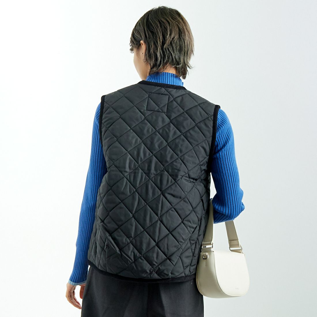LAVENHAM [ラベンハム] コクーン ソーンハム ウィメンズ [LV10125] F44 SABLE &&モデル身長：160cm 着用サイズ：8&&
