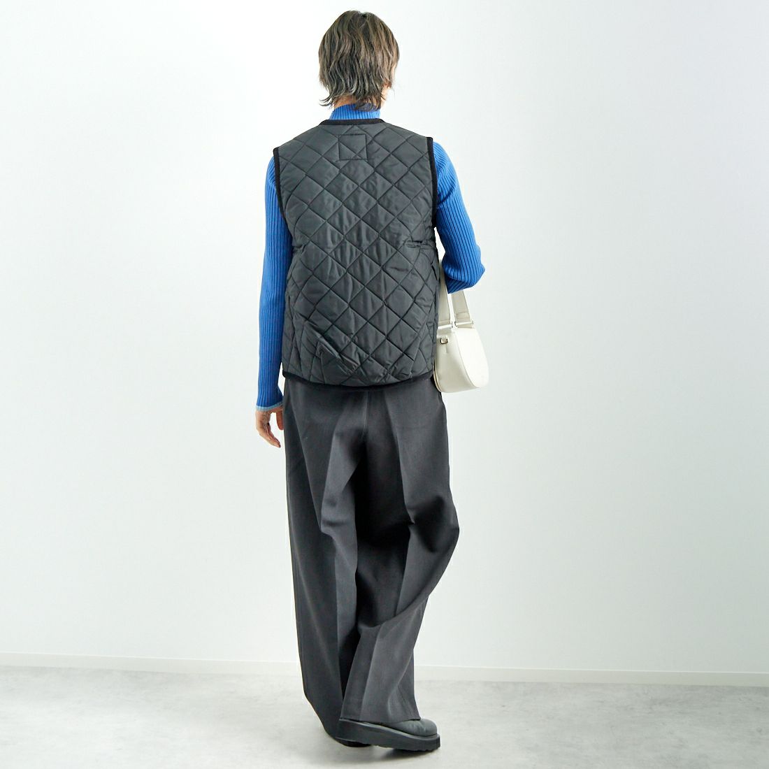LAVENHAM [ラベンハム] コクーン ソーンハム ウィメンズ [LV10125] F44 SABLE &&モデル身長：160cm 着用サイズ：8&&