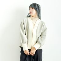 60 ｸﾞﾚｰｼﾞｭ&&モデル身長：167cm 着用サイズ：F&&