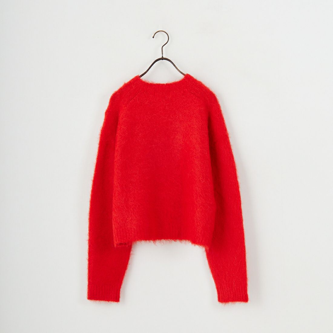 Gymphlex [ジムフレックス] クルーネック ショートカーディガン [GY-D0098SGK] CARMINE RE