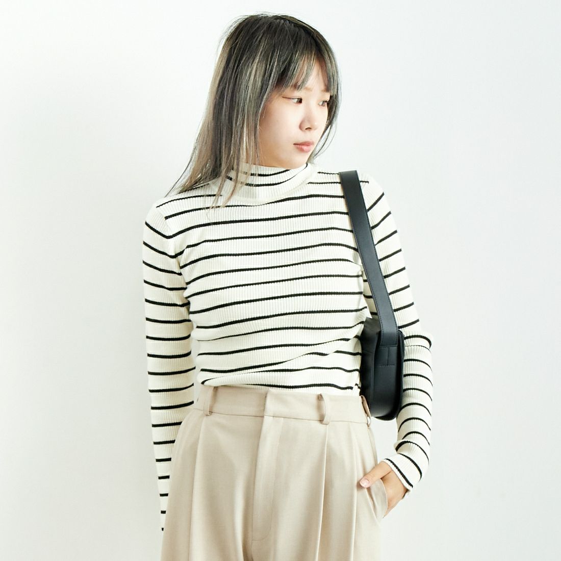 OFF BD&&モデル身長：167cm 着用サイズ：F&&