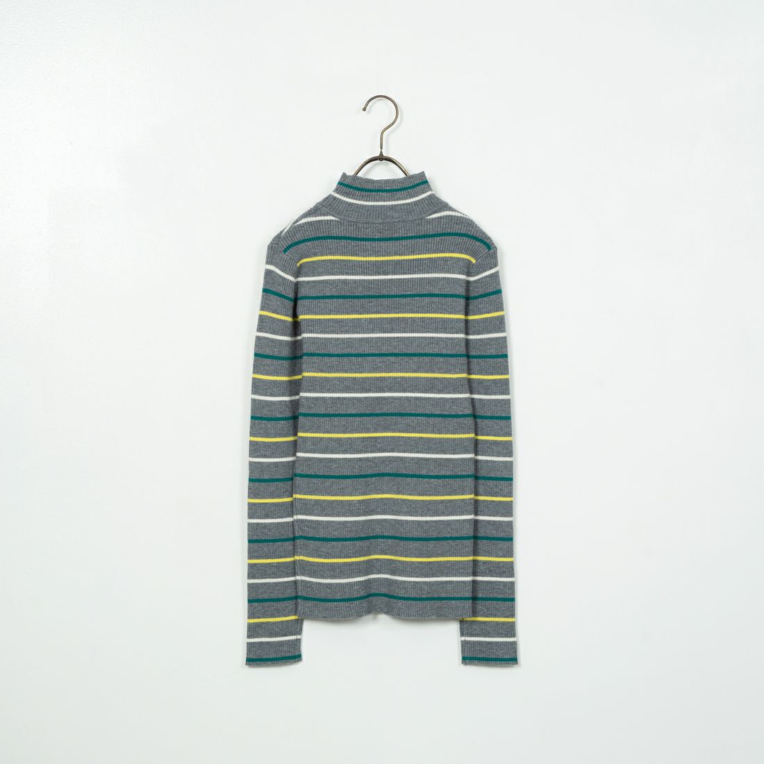 Jeans Factory Clothes [ジーンズファクトリークローズ] コンパクトリブハイネックニット [116-5027] GRY ﾏﾙﾁ