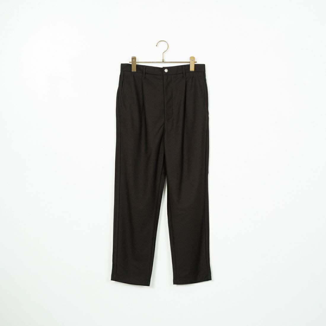 Jeans Factory Clothes [ジーンズファクトリークローズ] ウールライクニットツイルワイドテーパード [JFC-244-058] 54 BRN