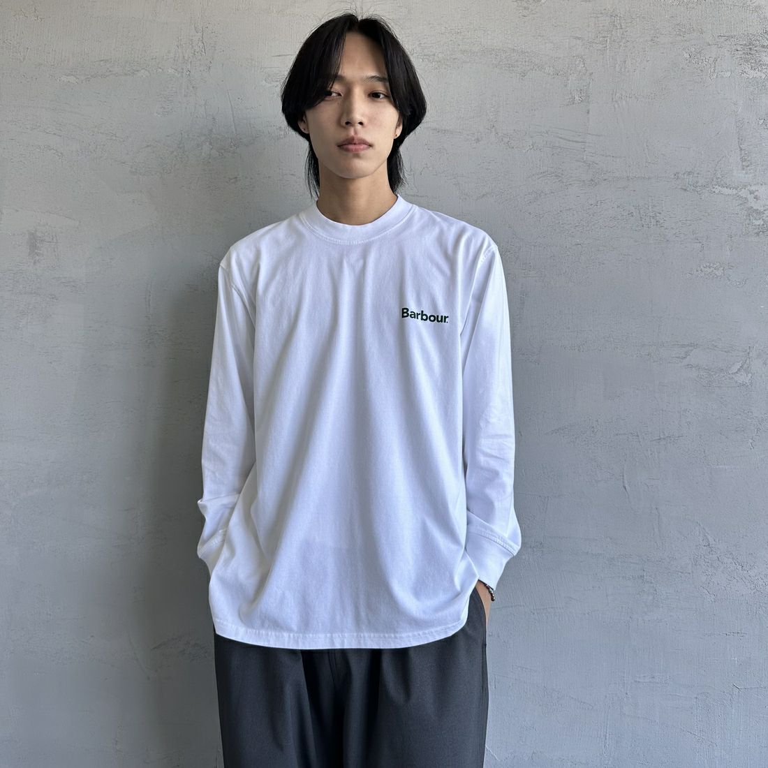 WHITE&&モデル身長：179cm 着用サイズ：42&&