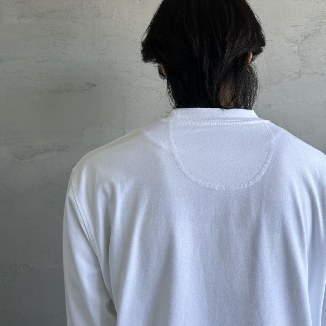 Barbour [バブアー] ワンポイントロゴ ロングスリーブTシャツ [MTS1328] WHITE