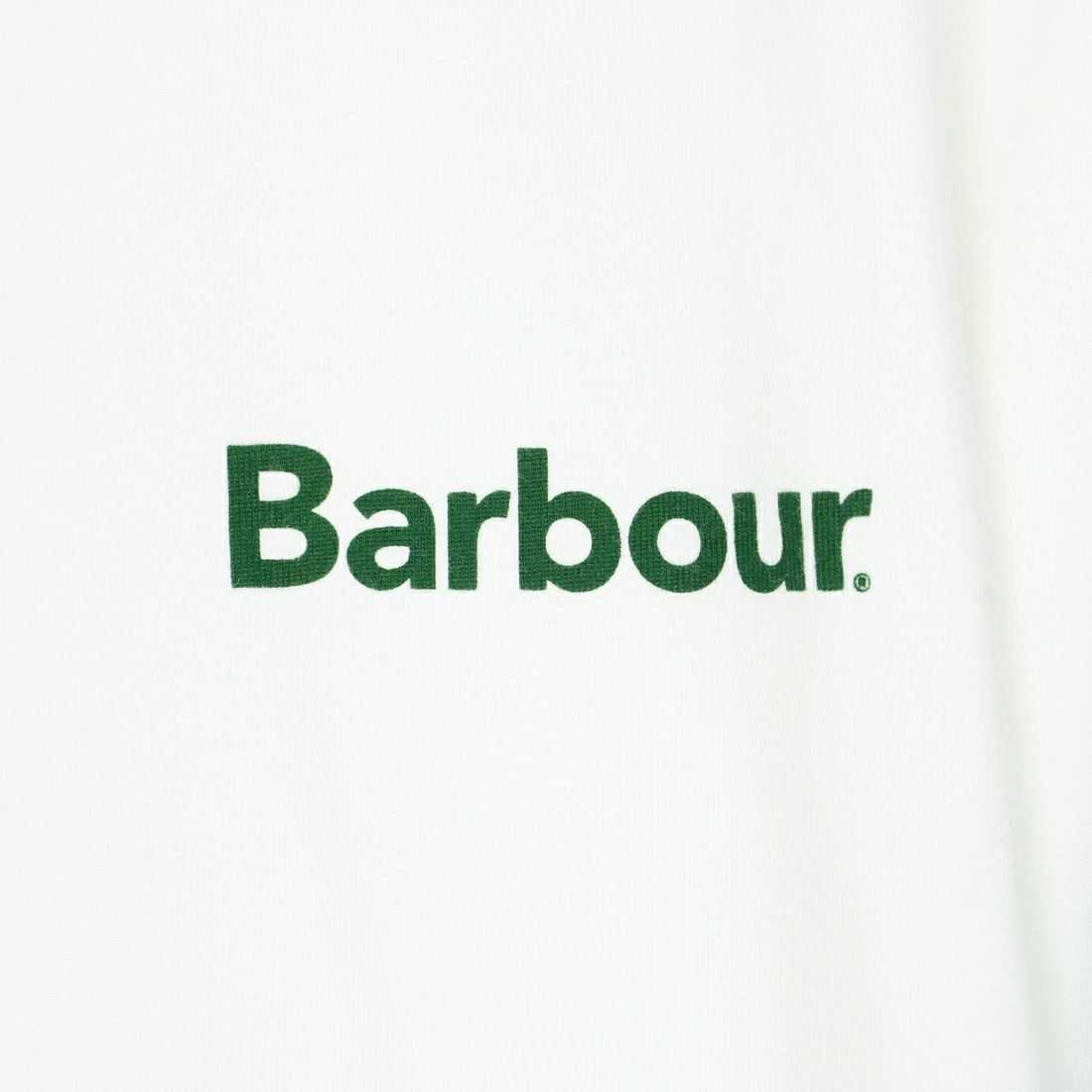 Barbour [バブアー] ワンポイントロゴ ロングスリーブTシャツ [MTS1328] WHITE