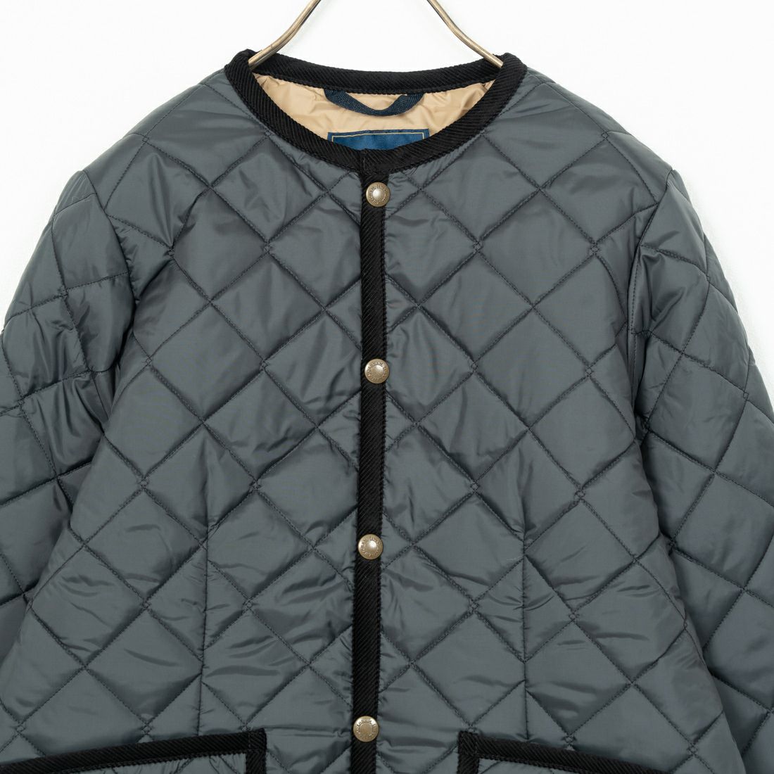 LAVENHAM [ラベンハム] クルーネックキルティングジャケット [LV6186] G95 LAMP B