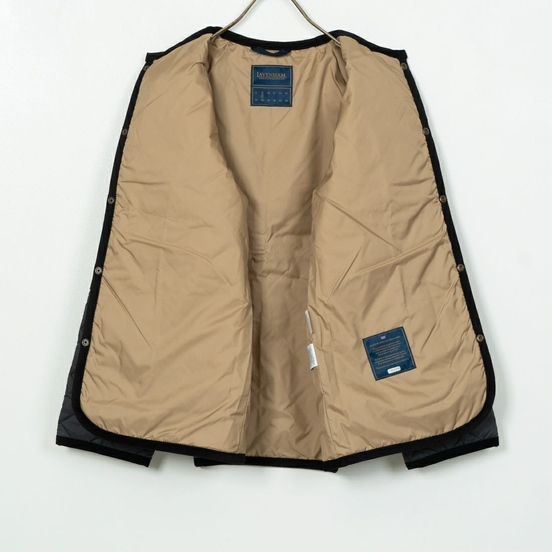 LAVENHAM [ラベンハム] クルーネックキルティングジャケット [LV6186] G95 LAMP B