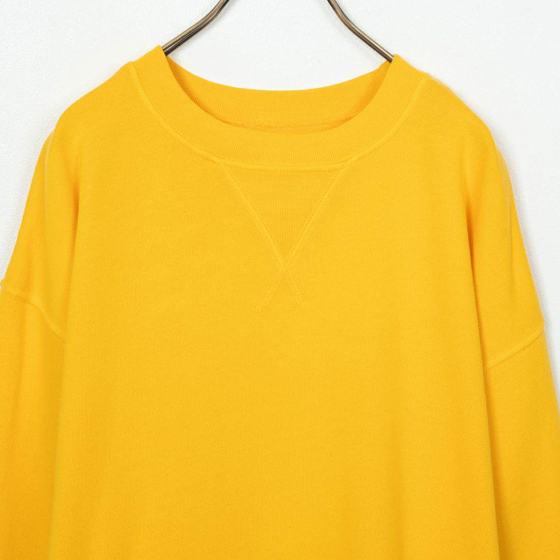 Jeans Factory Clothes [ジーンズファクトリークローズ] スリーブスリットクルーネックスウェット [2423-213IN] MUSTARD