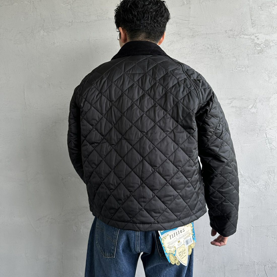 Barbour [バブアー] スペイキルティングジャケット [MQU1802] BK91 &&モデル身長：168cm 着用サイズ：40&