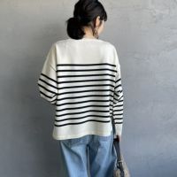 ORCIVAL [オーシバル] ウールプレーティング ボートネックニット [OR