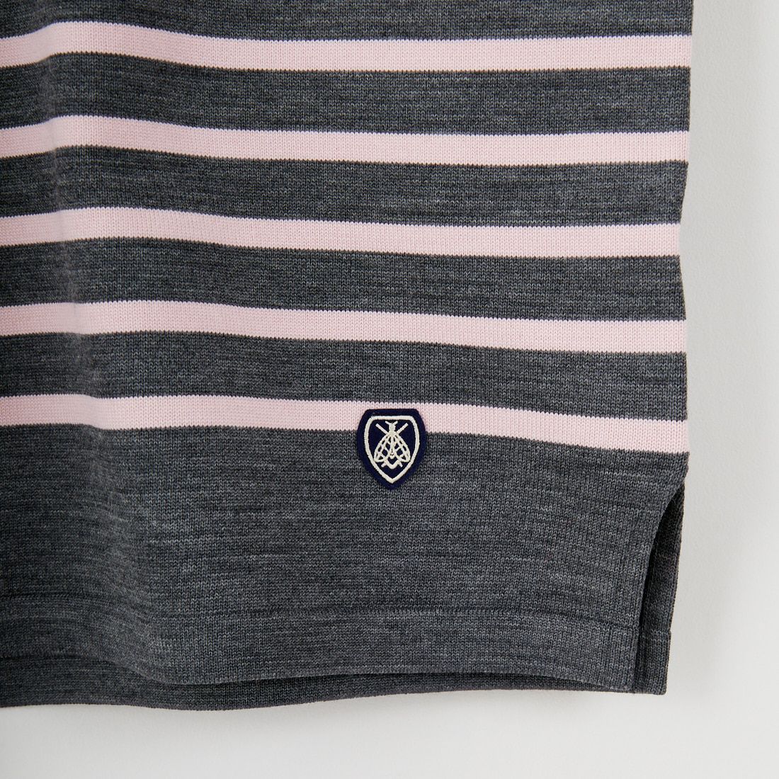 ORCIVAL [オーシバル] ウールプレーティング ボートネックニット [OR-D0101CRA] T.GREY/PNK