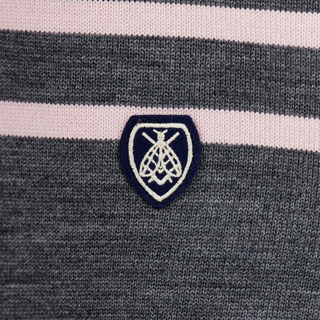 ORCIVAL [オーシバル] ウールプレーティング ボートネックニット [OR-D0101CRA] T.GREY/PNK