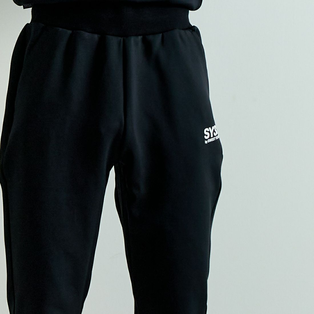 SY32 [エスワイサーティトゥ] ダブルニット ロングパンツ [14519] BLACK