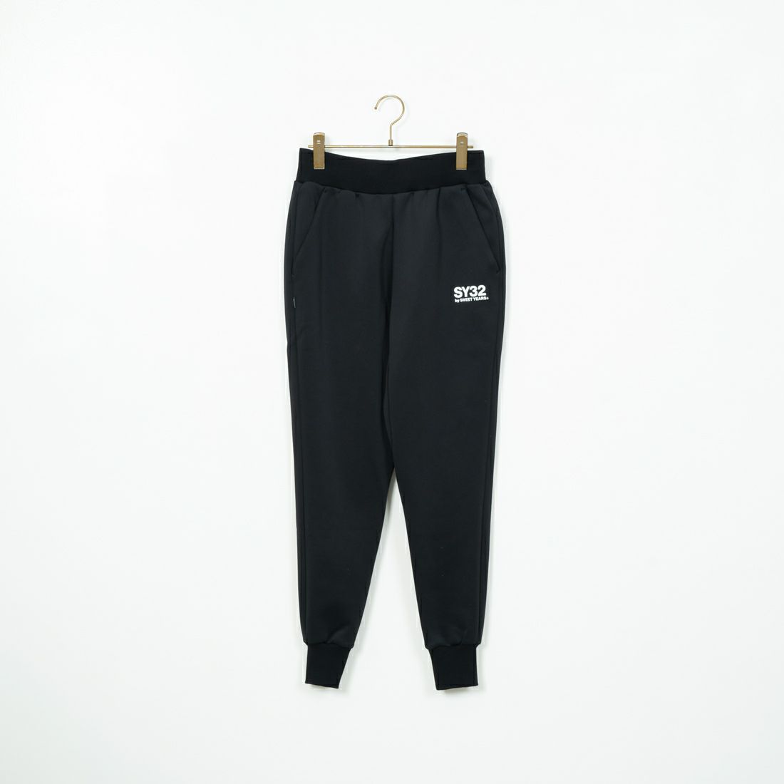 SY32 [エスワイサーティトゥ] ダブルニット ロングパンツ [14519] BLACK