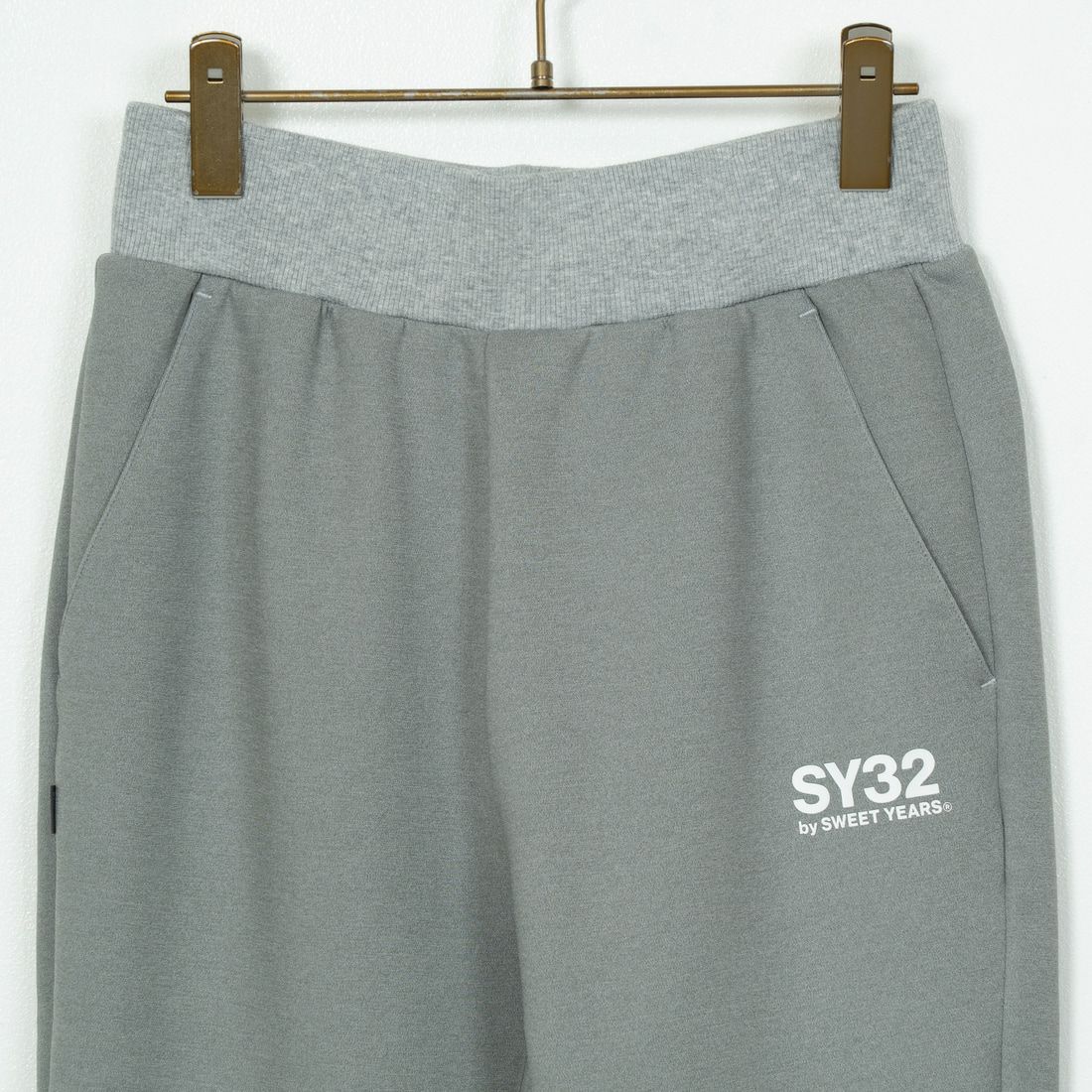 SY32 [エスワイサーティトゥ] ダブルニット ロングパンツ [14519] GRAY
