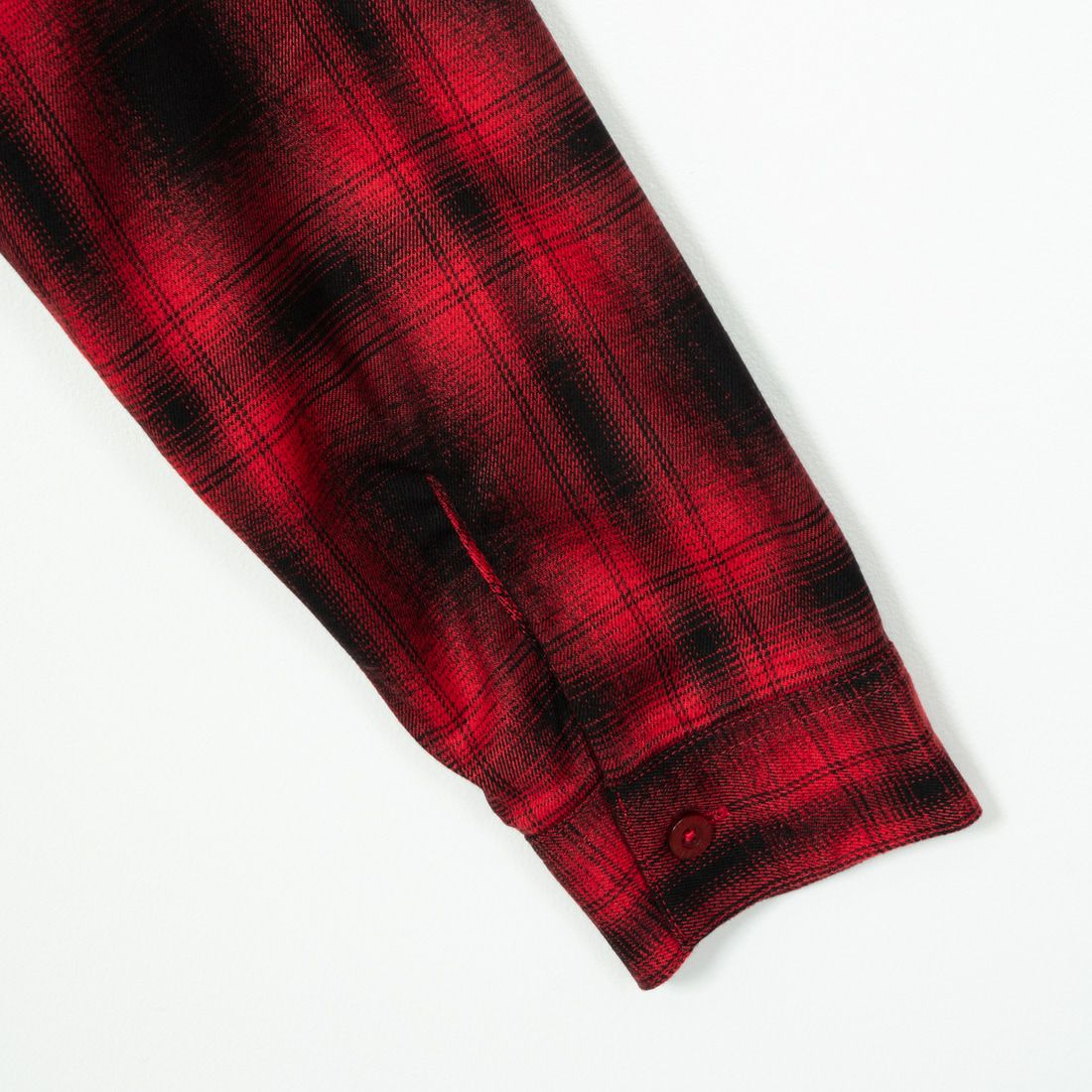 UNIVERSAL OVERALL [ユニバーサルオーバーオール] オープンカラーワークシャツ [U2433102] RED