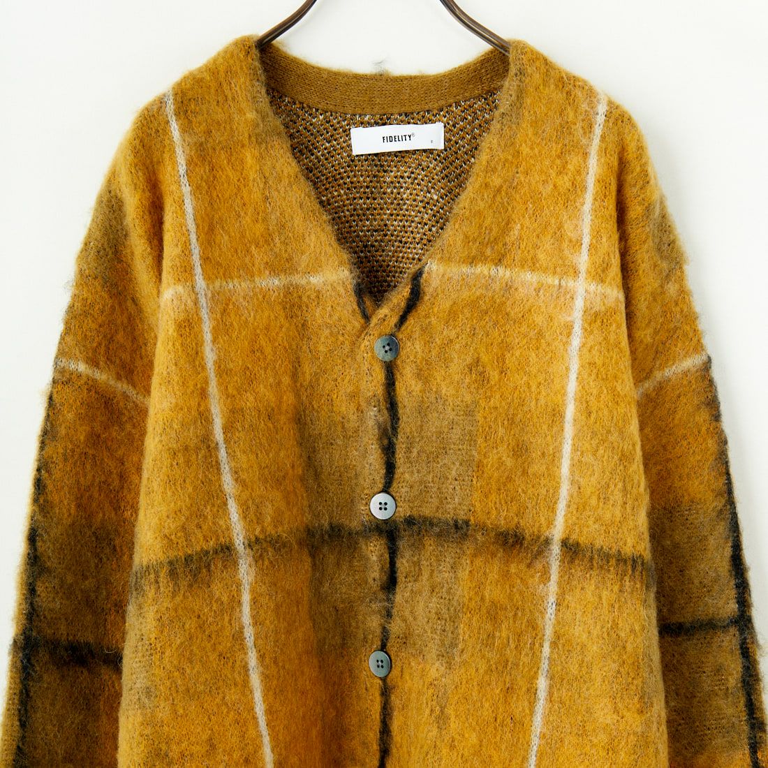 FIDELITY [フィデリティ] モヘアカーディガン [ND-24775017] 41 MUSTARD