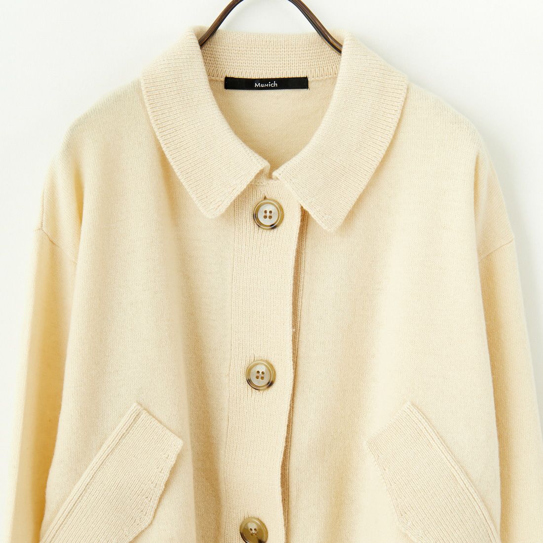 Munich [ミューニック] ニットショートシャツ [MN242K23] 003 IVRY