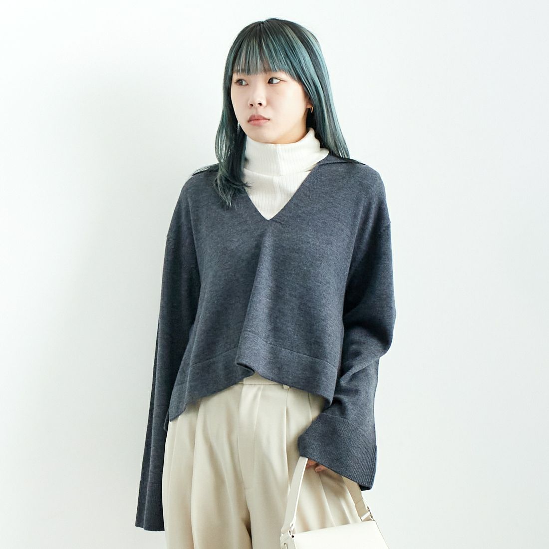 91 GARY&&モデル身長：167cm 着用サイズ：F&&