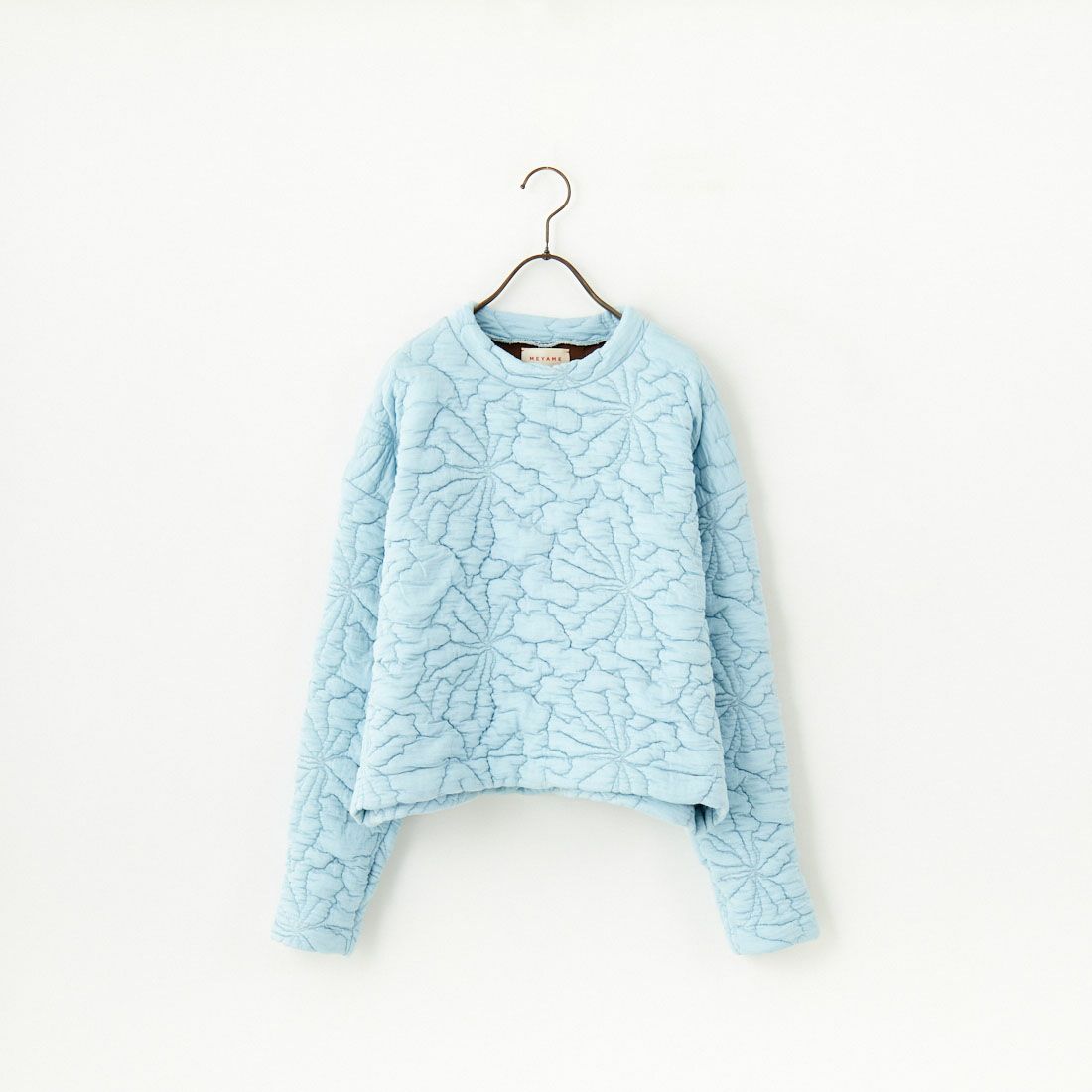 MEYAME 24AWフラワー キルティング プルオーバー