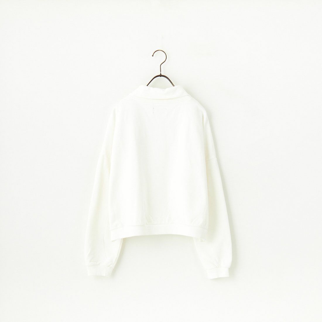 MEYAME [メヤメ] 襟付きスウェットカーディガン [MEY-1928] WHITE