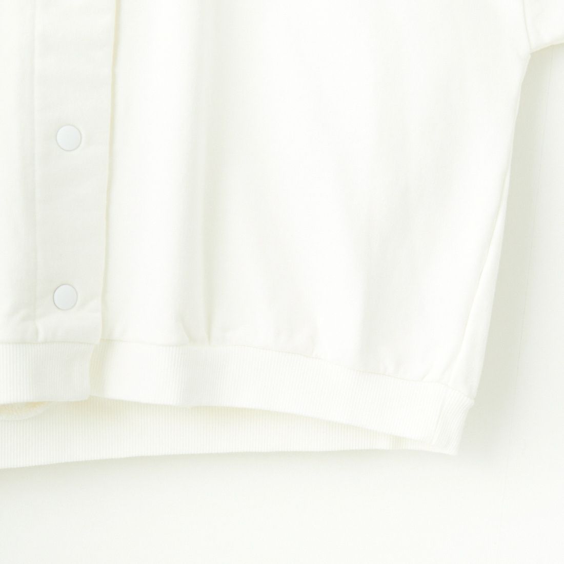 MEYAME [メヤメ] 襟付きスウェットカーディガン [MEY-1928] WHITE