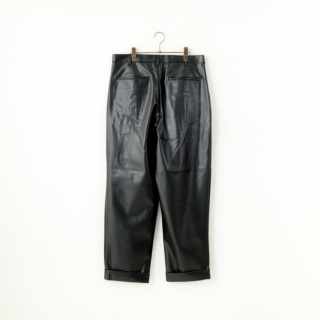 AiE [エーアイイー] シンセティックレザー パンツ [PU627] BLACK