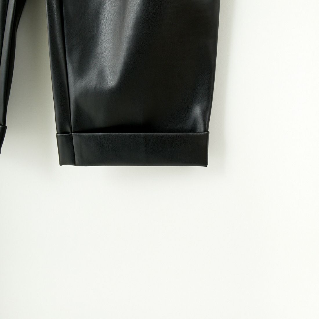 AiE [エーアイイー] シンセティックレザー パンツ [PU627] BLACK