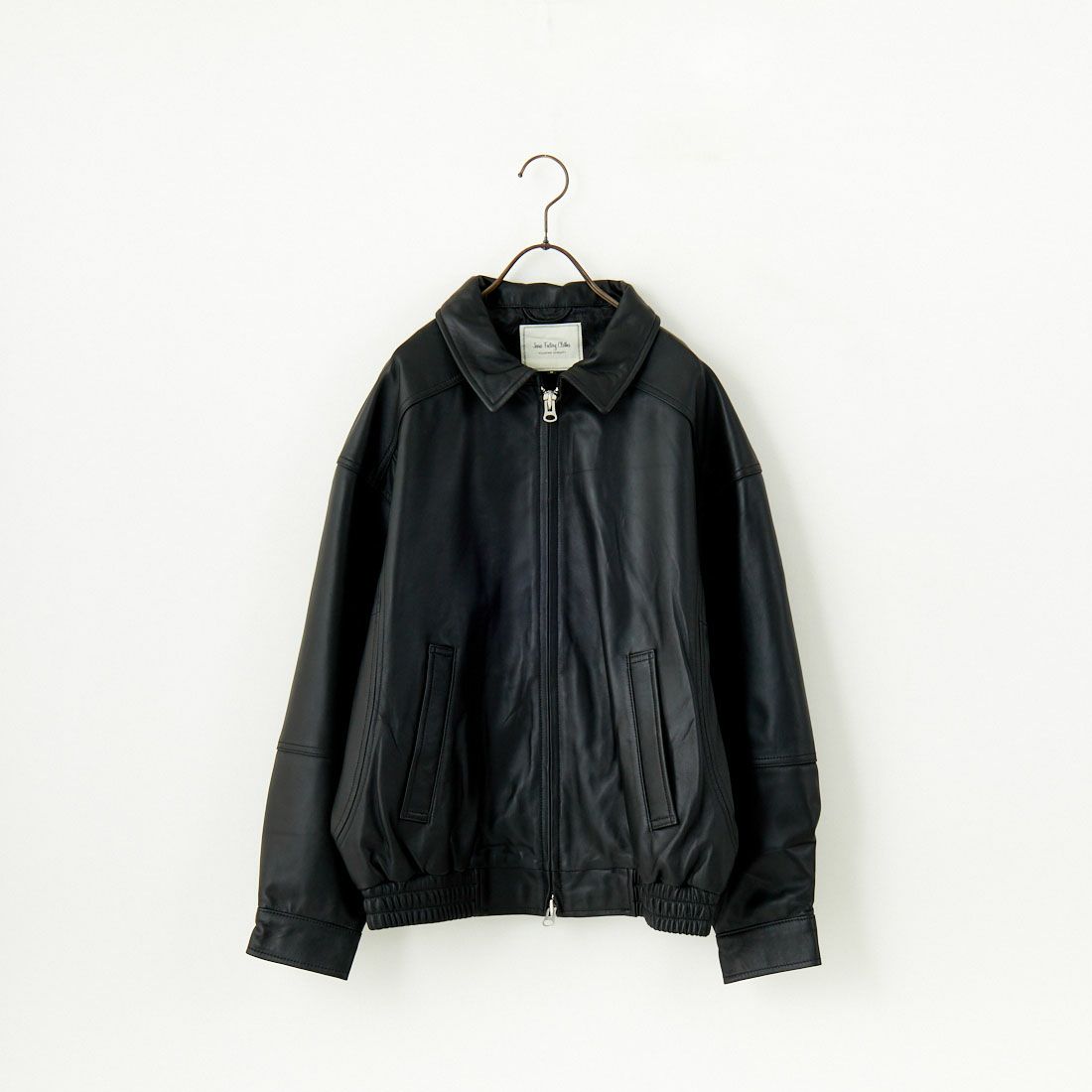 Jeans Factory Clothes [ジーンズファクトリークローズ] ラムレザーボンバージャケット [24410JF] BLACK