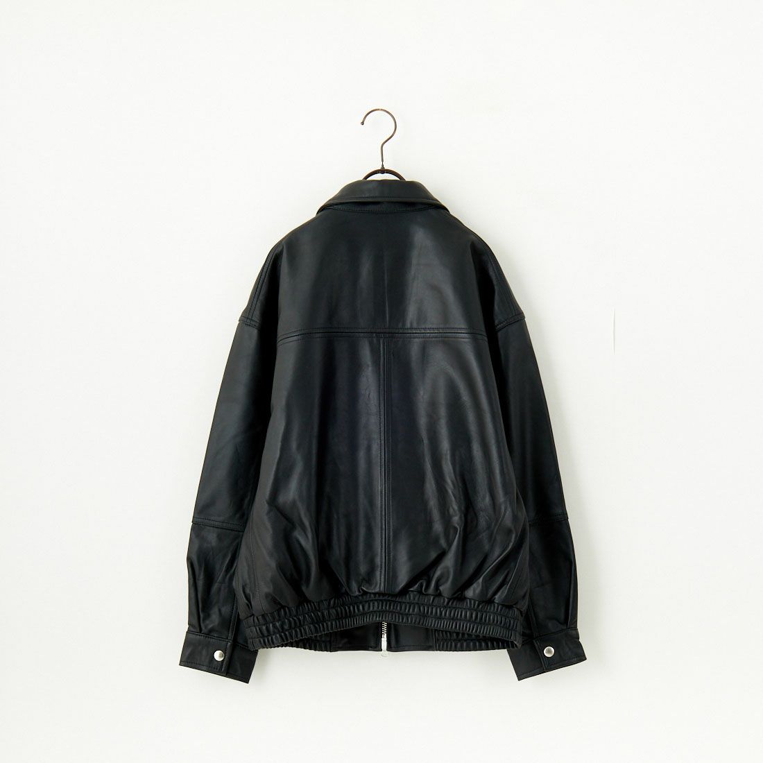 Jeans Factory Clothes [ジーンズファクトリークローズ] ラムレザーボンバージャケット [24410JF] BLACK