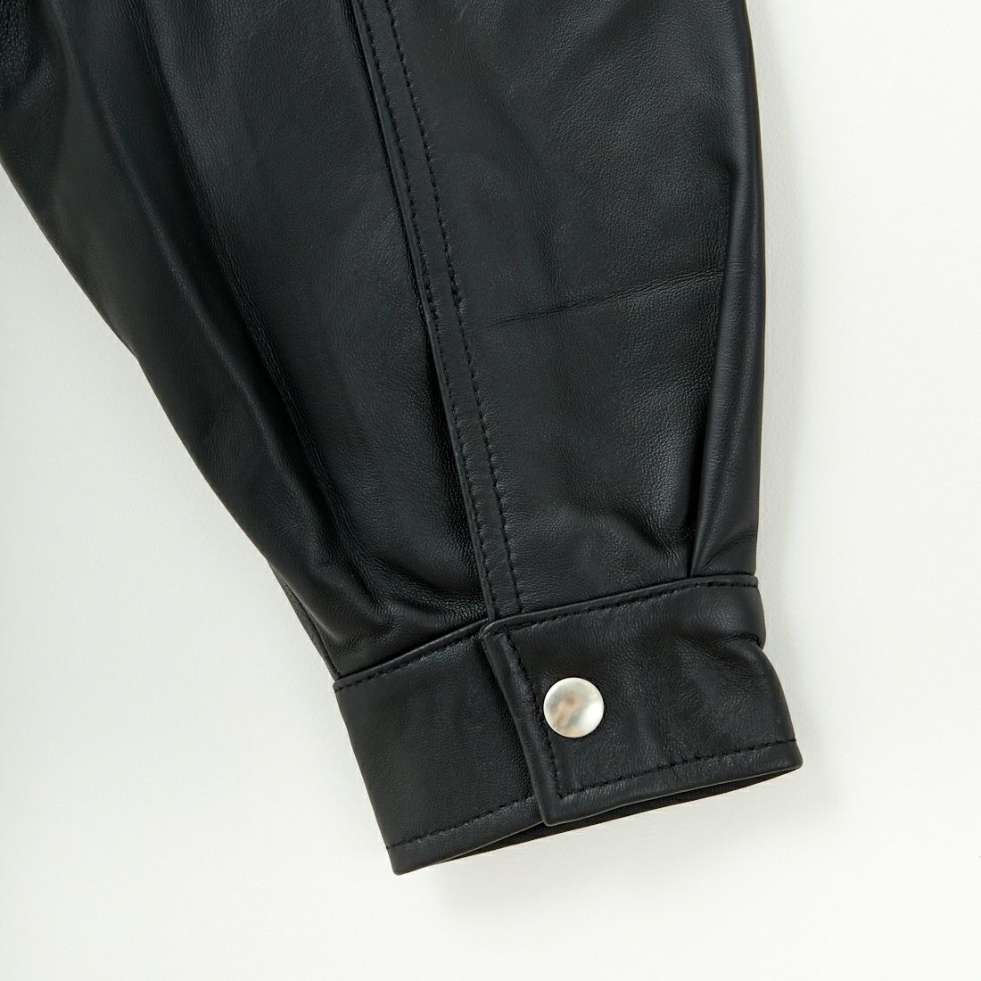 Jeans Factory Clothes [ジーンズファクトリークローズ] ラムレザーボンバージャケット [24410JF] BLACK