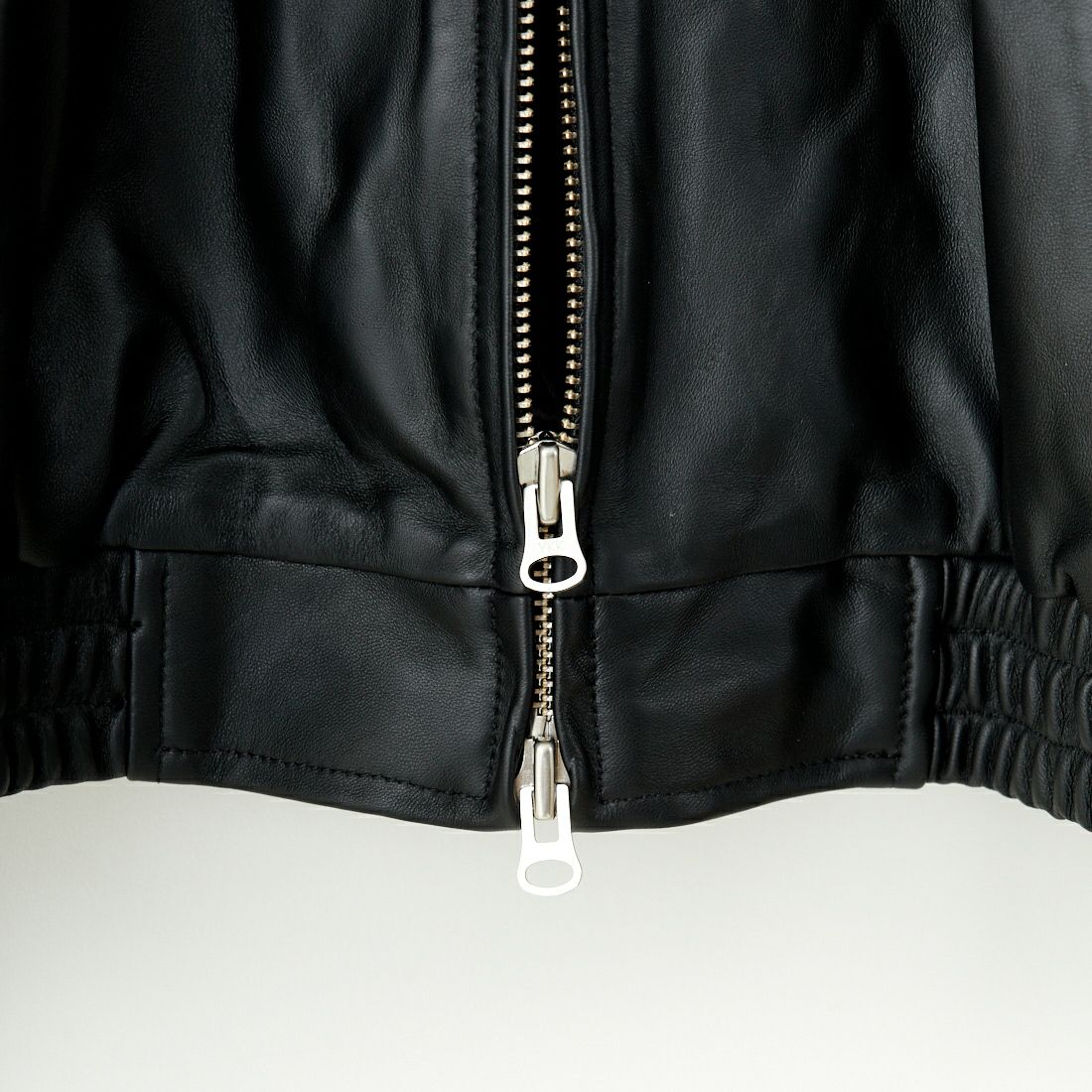 Jeans Factory Clothes [ジーンズファクトリークローズ] ラムレザーボンバージャケット [24410JF] BLACK