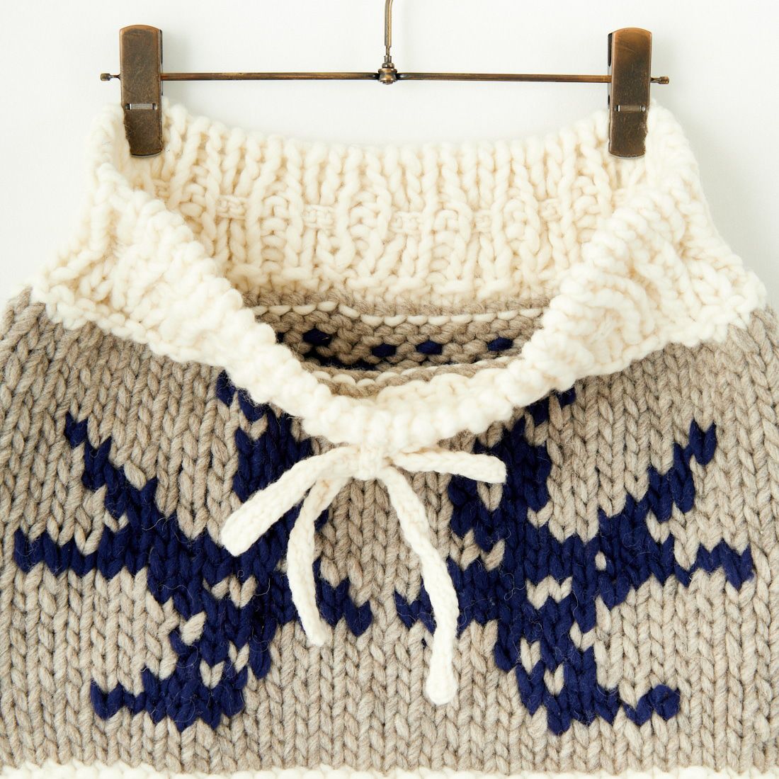 RhodolirioN [ロドリリオン] カウチンセーター [PS1070] A IVORY