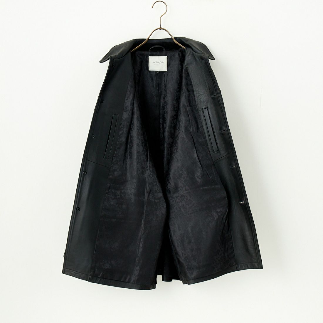 Jeans Factory Clothes [ジーンズファクトリークローズ] ラムレザーカーコート [24411JF] BLACK