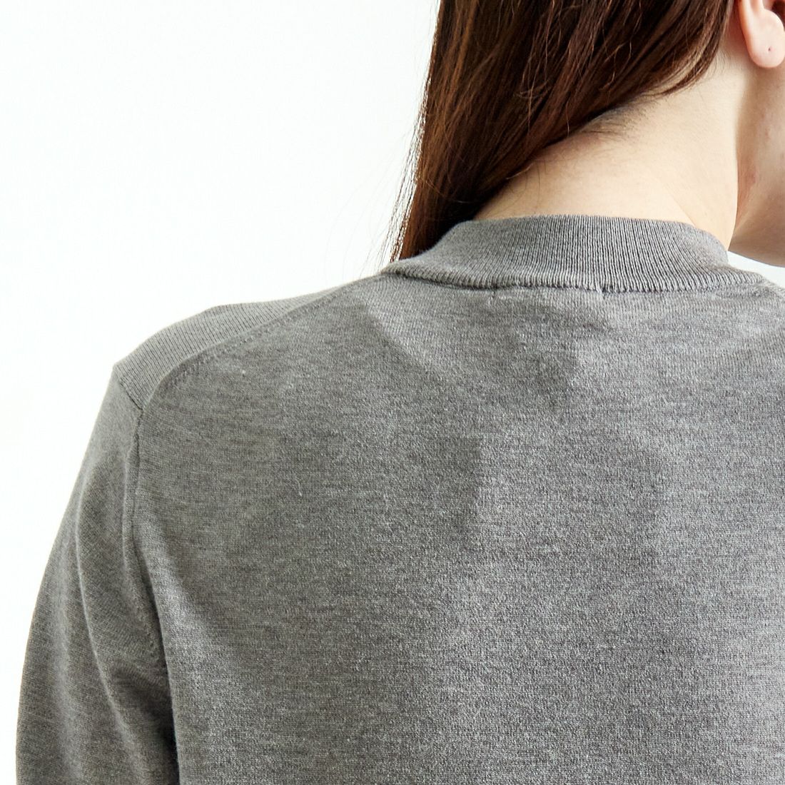 Noir Fabrik [ヌワールファブリック] モックネックプルオーバーニット [24522059] 003 ﾗｲﾄｸﾞﾚ