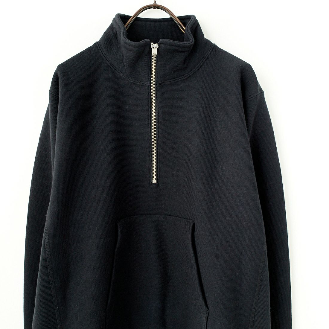 Champion [チャンピオン] リバースウィーブ(R) ハーフジップスウェットシャツ [C3-Y017] 090 ﾌﾞﾗｯｸ