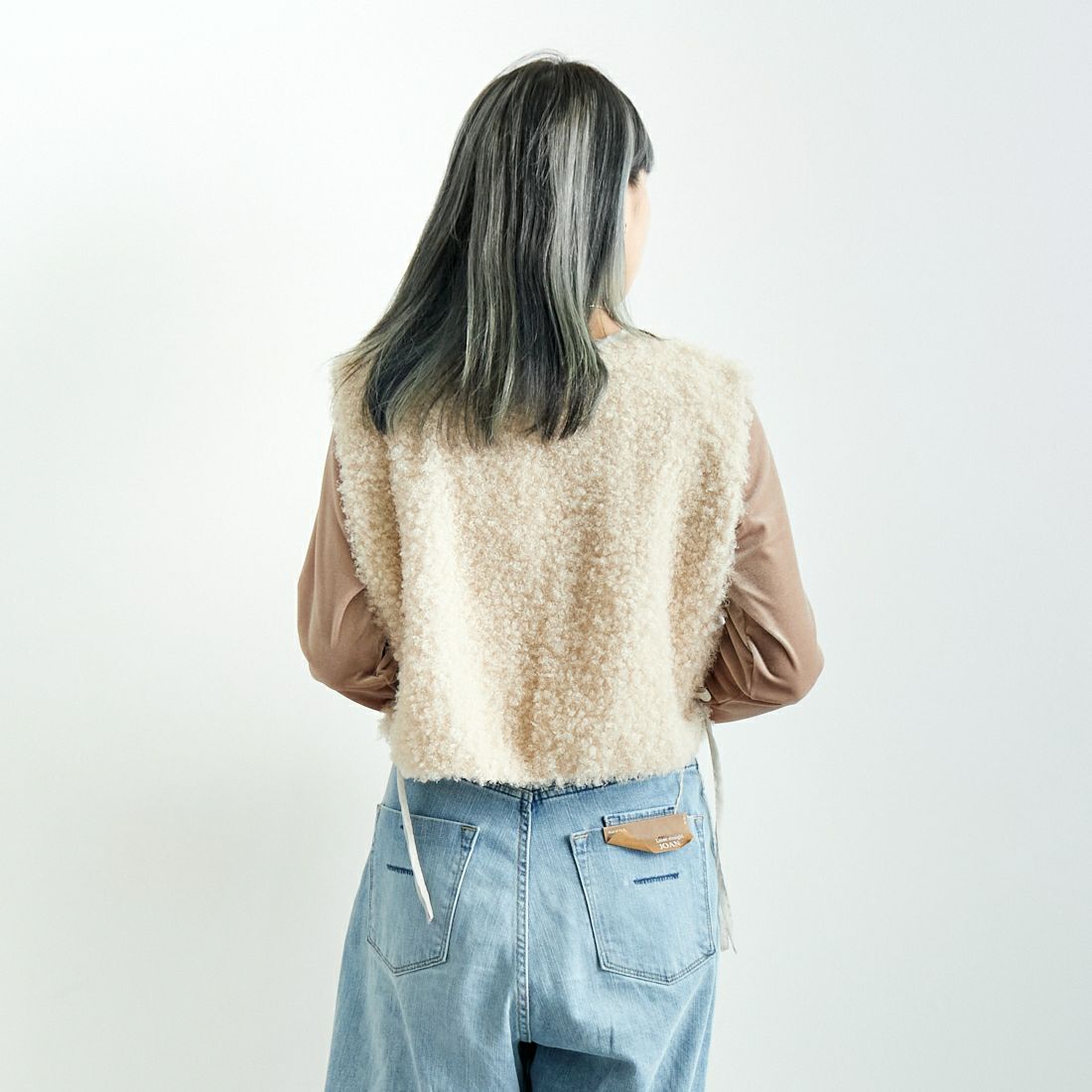 CHIGNON [シニヨン] ボアオーガンベスト [1644-035MK]｜ジーンズファクトリー公式通販サイト - JEANS FACTORY  Online Shop