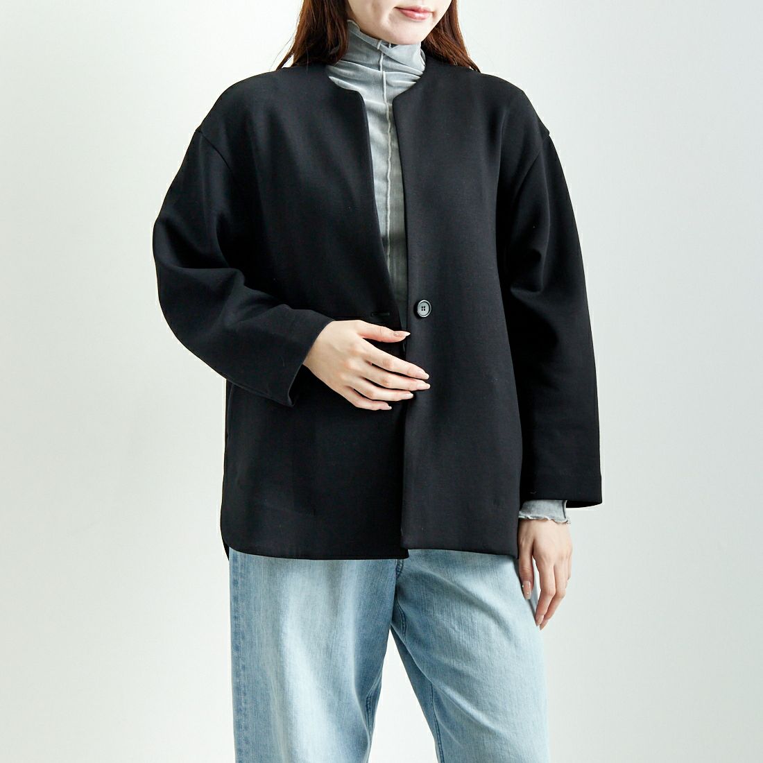 さなままです♪クロシェ　CLOCHE  コート CLOCHE [クロシェ] ダンボールミドル丈コート [45085001