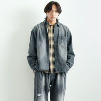 710 BLACK&&モデル身長：179cm 着用サイズ：L&&