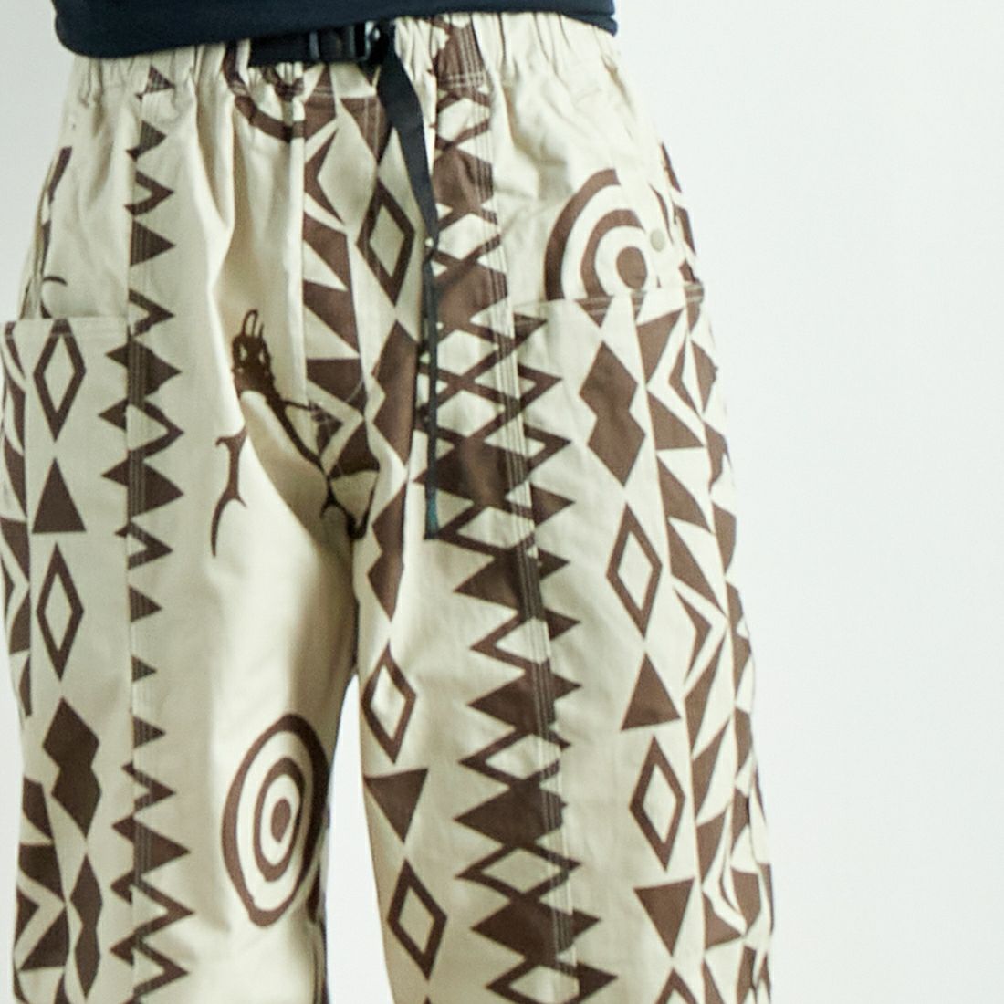 South2West8 [サウスツーウエストエイト] ベルテッド センターシームパンツ [PU498] B NATIVE S