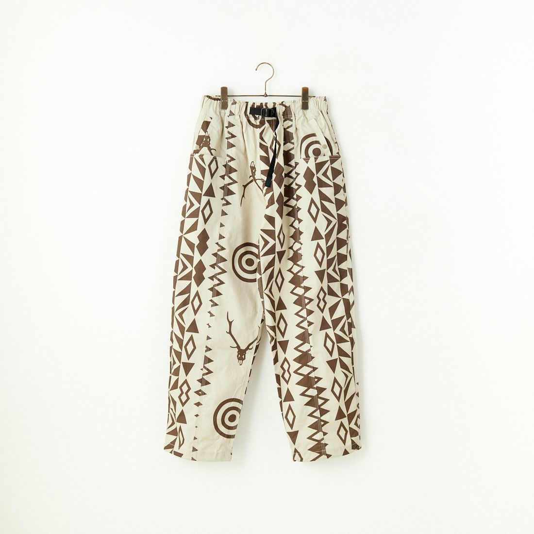 South2West8 [サウスツーウエストエイト] ベルテッド センターシームパンツ [PU498] B NATIVE S
