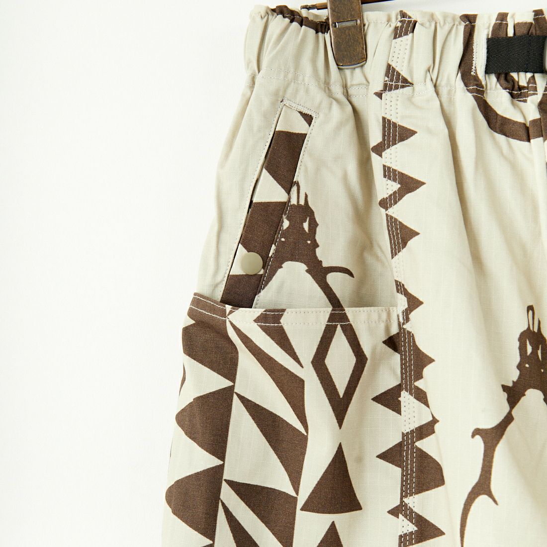 South2West8 [サウスツーウエストエイト] ベルテッド センターシームパンツ [PU498] B NATIVE S