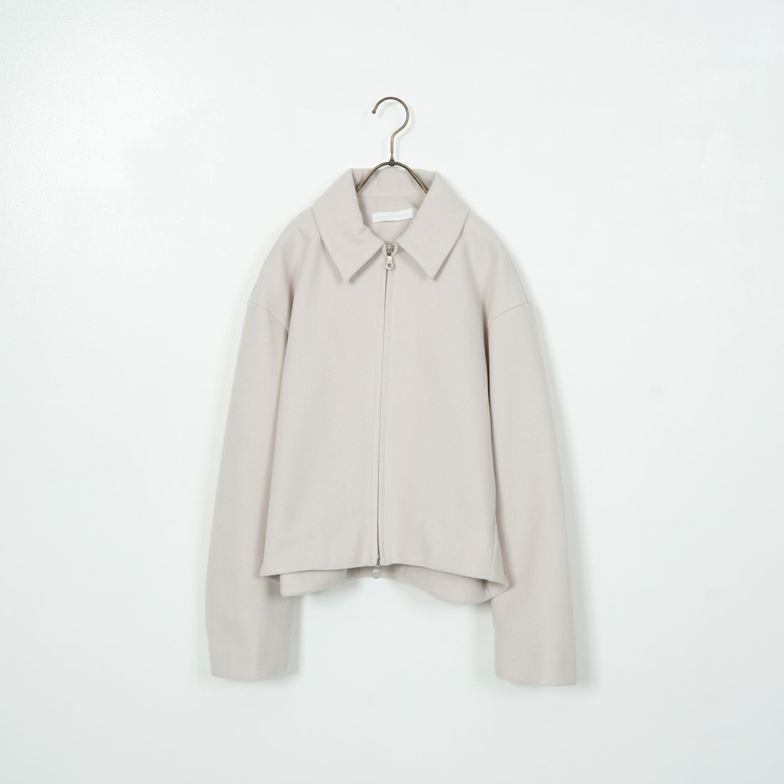 Jeans Factory Clothes [ジーンズファクトリークローズ] ウールライク ジップアップショートブルゾン [46084010] ｱｲﾎﾞﾘｰ