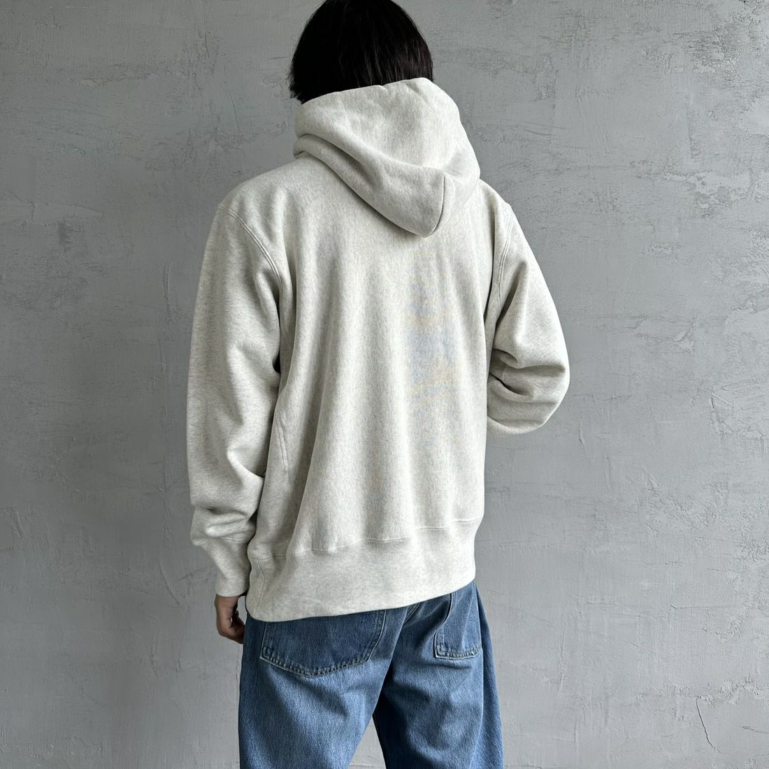 Champion [チャンピオン] リバースウィーブ フーデッドスウェットシャツ [C3-A122] 810 ｵｰﾄﾐｰﾙ &&モデル身長：179cm 着用サイズ：XL&&