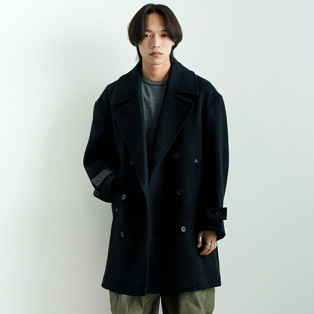 BLACK&&モデル身長：179cm 着用サイズ：2&&