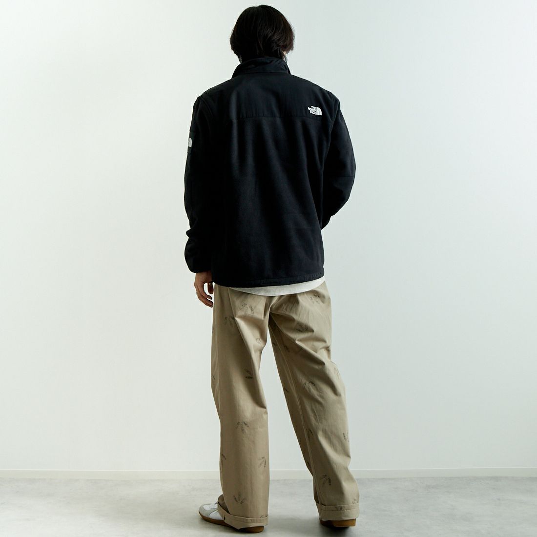 Name. [ネーム] ベルテッドパンツ [NMPT-020] BEIGE &&モデル身長：179cm 着用サイズ：2&&