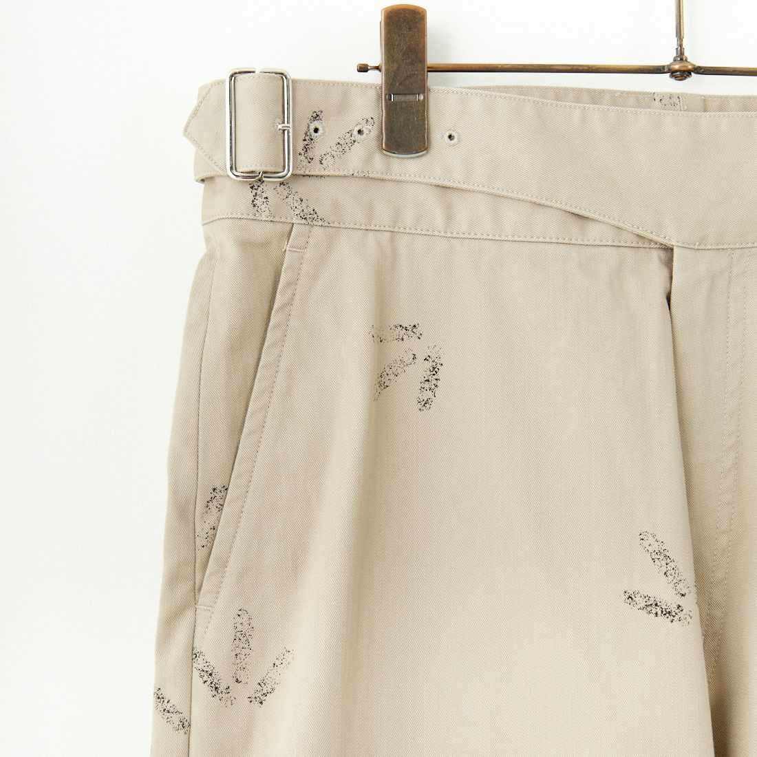 Name. [ネーム] ベルテッドパンツ [NMPT-020] BEIGE